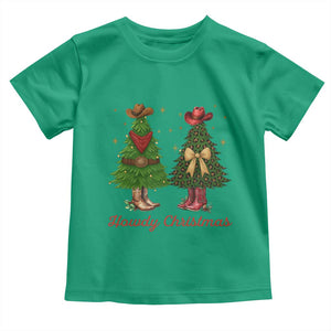 Howdy Christmas Toddler T Shirt Cowboy Western Country Xmas TS14 Irish Green Print Your Wear