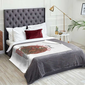 Cowboy Santa Christmas Throw Blanket Annual North Pole Rodeo Dec 25th TS14 Print Your Wear