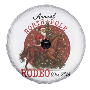 Cowboy Santa Christmas Spare Tire Cover Annual North Pole Rodeo Dec 25th TS14 Print Your Wear