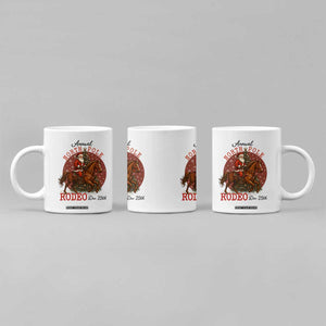 Cowboy Santa Christmas Coffee Mug Annual North Pole Rodeo Dec 25th TS14 Print Your Wear