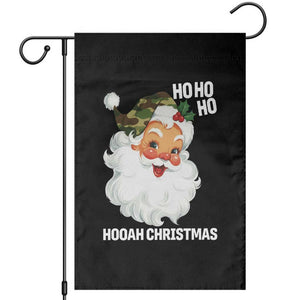 Camo Santa Christmas Garden Flag Ho Ho Ho Hooah Christmas TS14 Black Print Your Wear