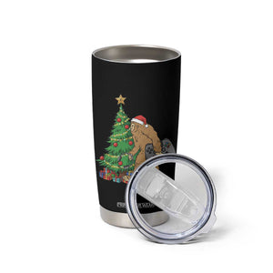 Bigfoot Gamer Christmas Tumbler Cup Funny Sasquatch Gaming Xmas TS14 Print Your Wear