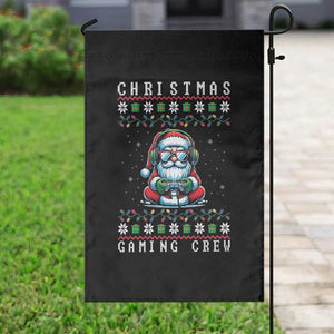 Santa Claus Gamer Garden Flag Christmas Gmaing Crew TS14 Print Your Wear