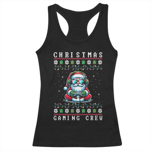 Santa Claus Gamer Racerback Tank Top Christmas Gmaing Crew TS14 Black Print Your Wear