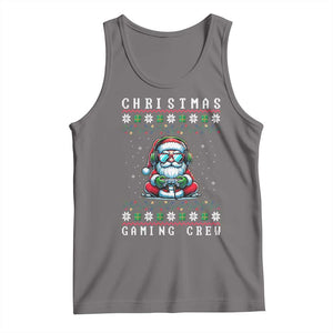 Santa Claus Gamer Tank Top Christmas Gmaing Crew TS14 Deep Heather Print Your Wear
