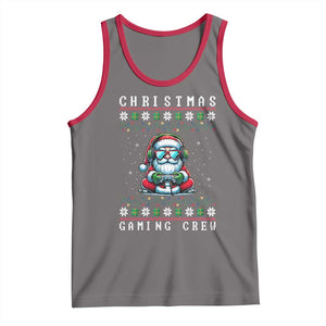 Santa Claus Gamer Tank Top Christmas Gmaing Crew TS14 Deep Heather Red Print Your Wear