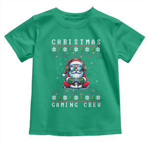 Santa Claus Gamer Toddler T Shirt Christmas Gmaing Crew TS14 Irish Green Print Your Wear