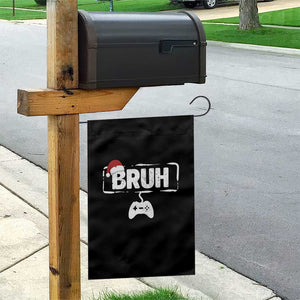 Funny Gaming Christmas Garden Flag Gamer Bruh Video Game TS14 Print Your Wear