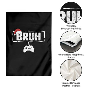 Funny Gaming Christmas Garden Flag Gamer Bruh Video Game TS14 Print Your Wear