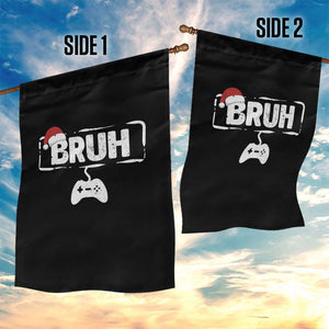 Funny Gaming Christmas Garden Flag Gamer Bruh Video Game TS14 Print Your Wear