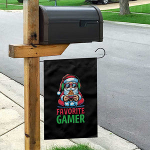 Funny Santa Gamer Christmas Garden Flag TS14 Print Your Wear