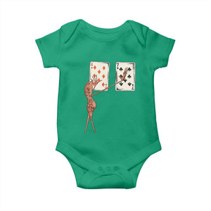 67 Marcus The Worm Poker Game Baby Onesie Funny Six Seven Meme Playing Cards TS14 Irish Green Print Your Wear