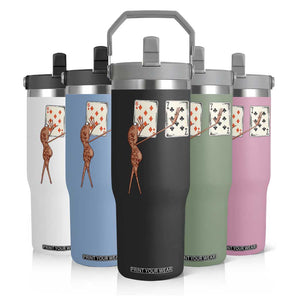 67 Marcus The Worm Poker Game Flip Straw Tumbler Funny Six Seven Meme Playing Cards TS14 Print Your Wear