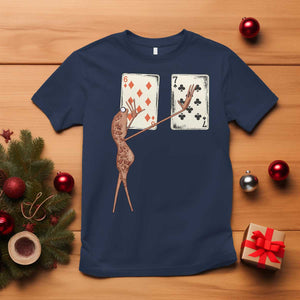 67 Marcus The Worm Poker Game T Shirt Funny Six Seven Meme Playing Cards TS14 Navy Print Your Wear