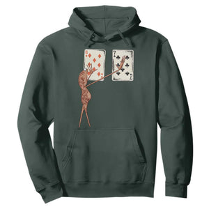 67 Marcus The Worm Poker Game Hoodie Funny Six Seven Meme Playing Cards TS14 Dark Forest Green Print Your Wear