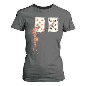 67 Marcus The Worm Poker Game T Shirt For Women Funny Six Seven Meme Playing Cards TS14 Dark Heather Print Your Wear