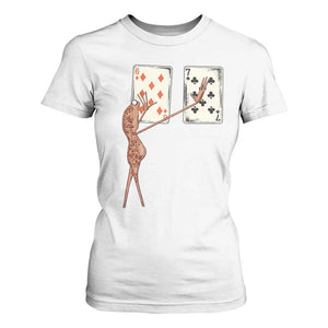 67 Marcus The Worm Poker Game T Shirt For Women Funny Six Seven Meme Playing Cards TS14 White Print Your Wear