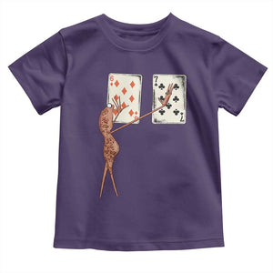 67 Marcus The Worm Poker Game Toddler T Shirt Funny Six Seven Meme Playing Cards TS14 Purple Print Your Wear