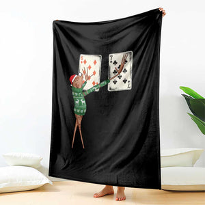67 Marcus The Worm Poker Game Christmas Throw Blanket Funny Six Seven Meme Playing Cards Holiday Vibe TS14 Print Your Wear