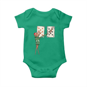 67 Marcus The Worm Poker Game Christmas Baby Onesie Funny Six Seven Meme Playing Cards Holiday Vibe TS14 Irish Green Print Your Wear