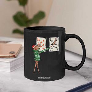 67 Marcus The Worm Poker Game Christmas Coffee Mug Funny Six Seven Meme Playing Cards Holiday Vibe TS14 Print Your Wear