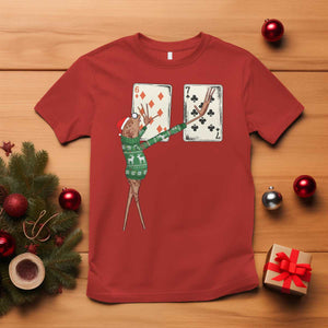 67 Marcus The Worm Poker Game Christmas T Shirt Funny Six Seven Meme Playing Cards Holiday Vibe TS14 Red Print Your Wear