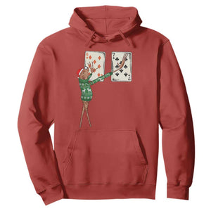 67 Marcus The Worm Poker Game Christmas Hoodie Funny Six Seven Meme Playing Cards Holiday Vibe TS14 Red Print Your Wear