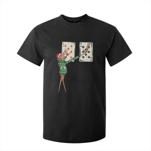 67 Marcus The Worm Poker Game Christmas T Shirt For Kid Funny Six Seven Meme Playing Cards Holiday Vibe TS14 Black Print Your Wear