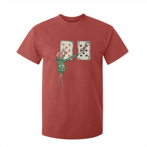 67 Marcus The Worm Poker Game Christmas T Shirt For Kid Funny Six Seven Meme Playing Cards Holiday Vibe TS14 Red Print Your Wear