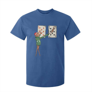 67 Marcus The Worm Poker Game Christmas T Shirt For Kid Funny Six Seven Meme Playing Cards Holiday Vibe TS14 Royal Blue Print Your Wear