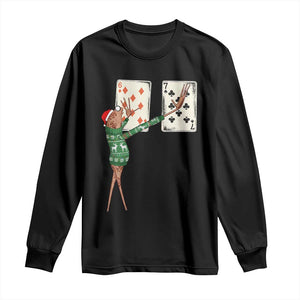 67 Marcus The Worm Poker Game Christmas Long Sleeve Shirt Funny Six Seven Meme Playing Cards Holiday Vibe TS14 Black Print Your Wear