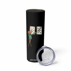 67 Marcus The Worm Poker Game Christmas Skinny Tumbler Funny Six Seven Meme Playing Cards Holiday Vibe TS14 Print Your Wear