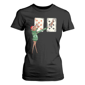 67 Marcus The Worm Poker Game Christmas T Shirt For Women Funny Six Seven Meme Playing Cards Holiday Vibe TS14 Black Print Your Wear