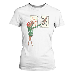 67 Marcus The Worm Poker Game Christmas T Shirt For Women Funny Six Seven Meme Playing Cards Holiday Vibe TS14 White Print Your Wear
