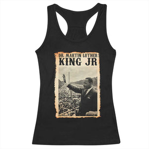 Martin Luther King Jr MLK Day Racerback Tank Top TS14 Black Print Your Wear