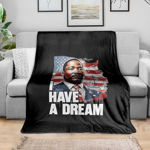 Martin Luther King Jr Throw Blanket I Have A Dream TS14 Print Your Wear
