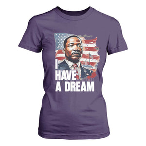 Martin Luther King Jr T Shirt For Women I Have A Dream TS14 Purple Print Your Wear