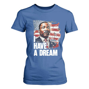 Martin Luther King Jr T Shirt For Women I Have A Dream TS14 Royal Blue Print Your Wear