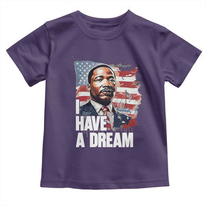 Martin Luther King Jr Toddler T Shirt I Have A Dream TS14 Purple Print Your Wear