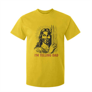 Funny Jesus Christian Meme T Shirt For Kid I Am Telling Dad TS14 Daisy Print Your Wear