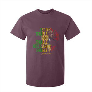 John Lewis Quote Civil Rights T Shirt For Kid Get in Good Necessary Trouble TS14 Maroon Print Your Wear