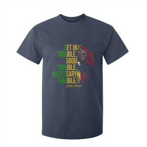 John Lewis Quote Civil Rights T Shirt For Kid Get in Good Necessary Trouble TS14 Navy Print Your Wear