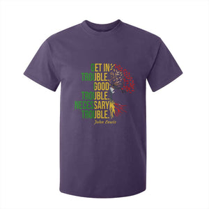 John Lewis Quote Civil Rights T Shirt For Kid Get in Good Necessary Trouble TS14 Purple Print Your Wear