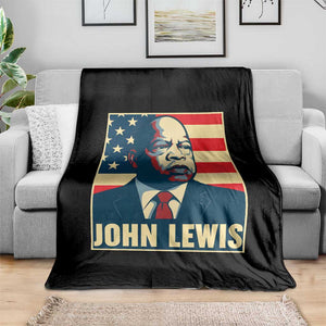 John Lewis Throw Blanket Black History Month TS14 Print Your Wear