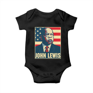 John Lewis Baby Onesie Black History Month TS14 Black Print Your Wear