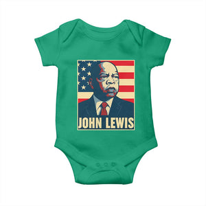 John Lewis Baby Onesie Black History Month TS14 Irish Green Print Your Wear