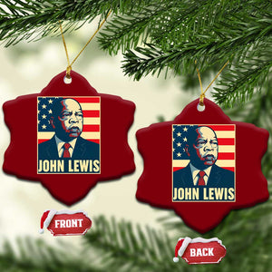 John Lewis Ceramic Ornament Black History Month TS14 Print Your Wear