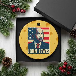 John Lewis Ceramic Ornament Black History Month TS14 1pc Yellow Cheese Print Your Wear