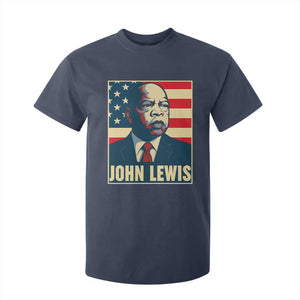 John Lewis T Shirt For Kid Black History Month TS14 Navy Print Your Wear