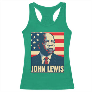 John Lewis Racerback Tank Top Black History Month TS14 Irish Green Print Your Wear